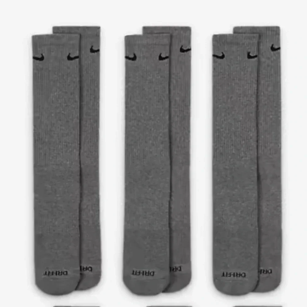 NIKE  Training Crew Socks (3 Pairs) Nike Everyday Cushioned